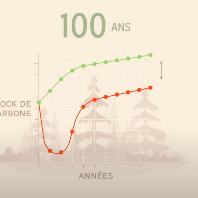 La réelle empreinte climatique du secteur forestier
