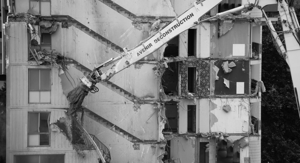 Avis de d&eacute;molition